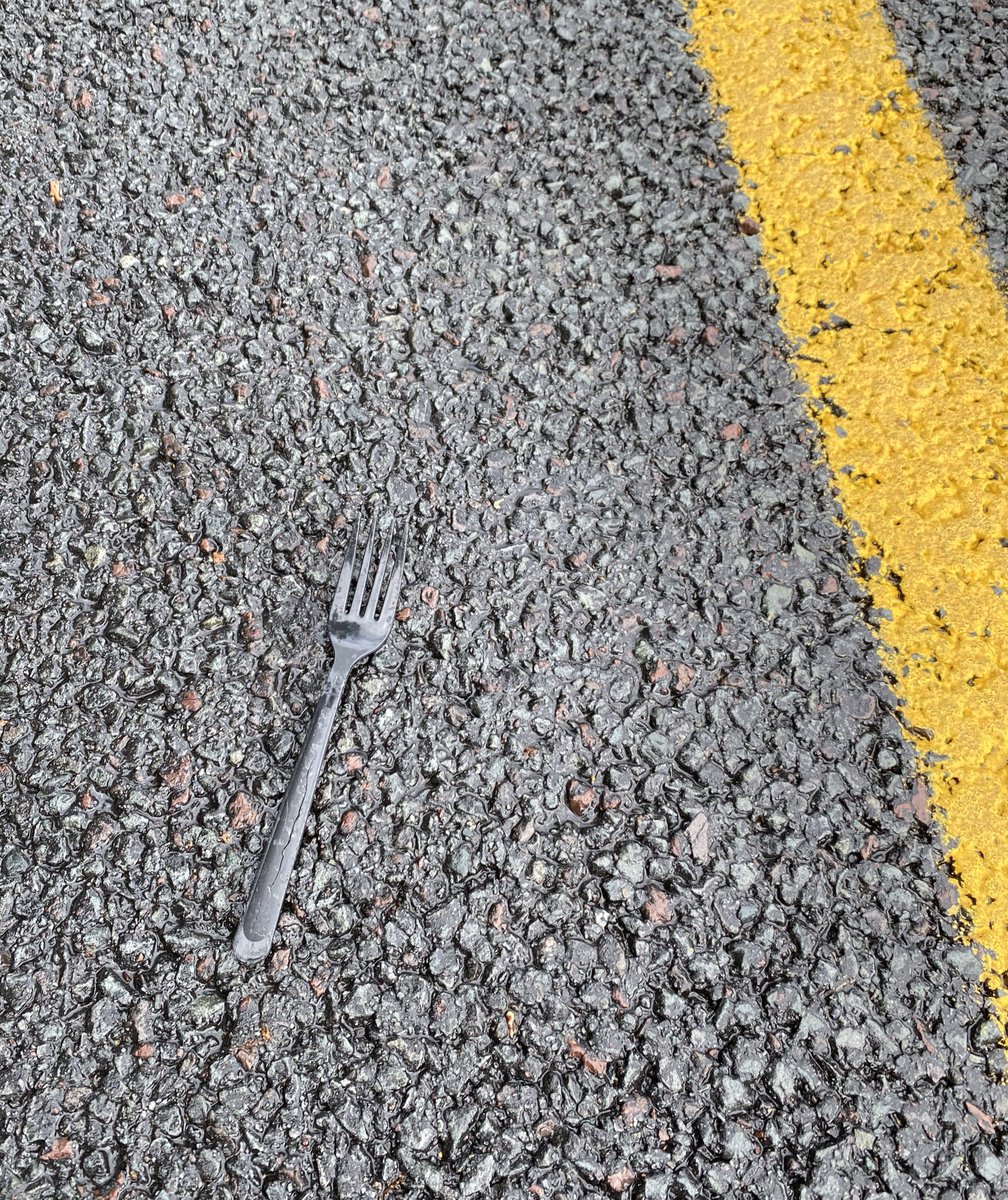 Went for a walk today and came across a fork in the road!! 🤣🤣🤣