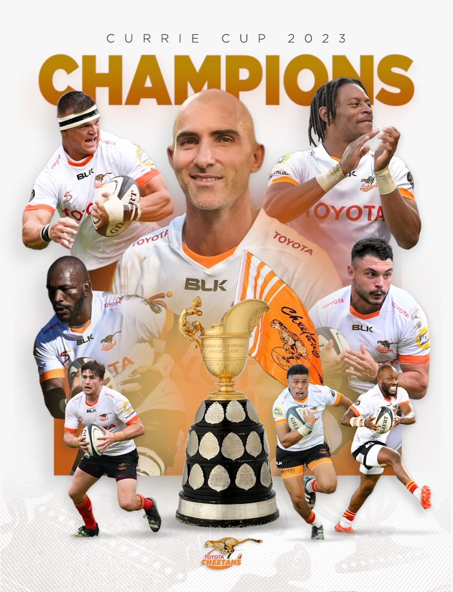 🐆 @CheetahsRugby are #CurrieCup champions! 🏆