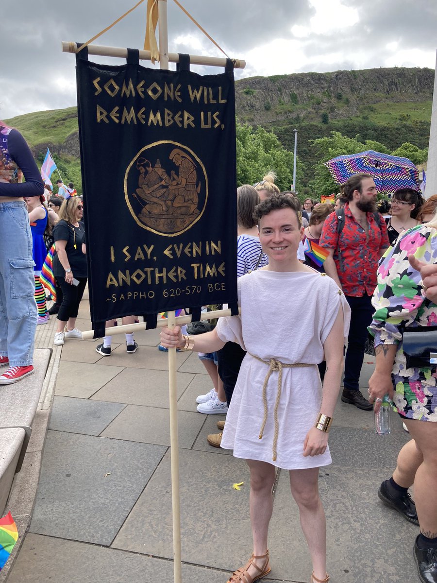 Also, frankly, best outfit #EdinburghPride