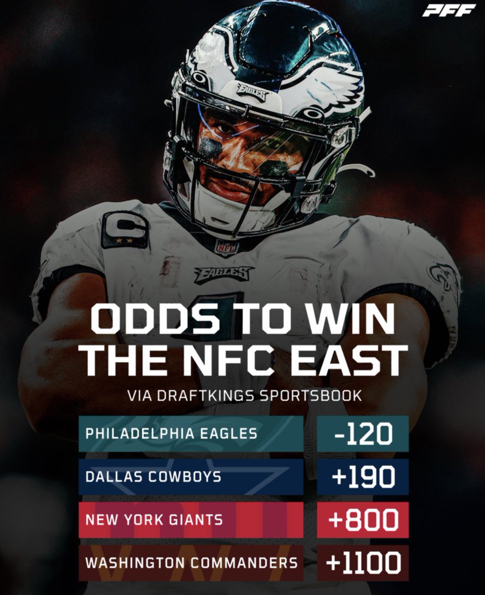 PFF Bet on Twitter: 'Who's bringing home the NFC East 