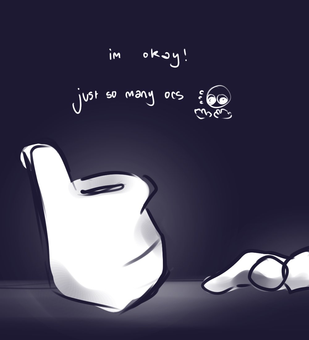 im getting overwhelmed with the replies aaaa,,, i didn’t expect to get so many—

i've made the decision to change from waist-up full artwork to more random doodles (idk if i'll color them, we'll see) since i absolutely canNOT 

so yeah expect doodles from now on
