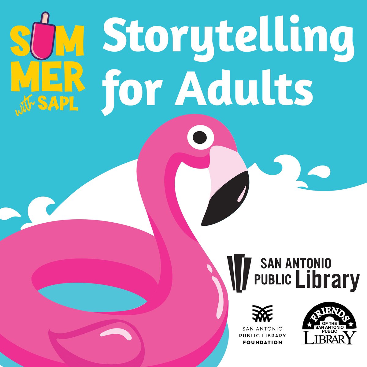 Join us this summer as the talented San Antonio Storytellers Association members captivate you with their storytelling craft. 🎙️📖 Hear fantastic legends while learning valuable tips on storytelling. This program is for adults ages 18+.

Learn more: 🔗 mysapl.org/Events-News/Ev…