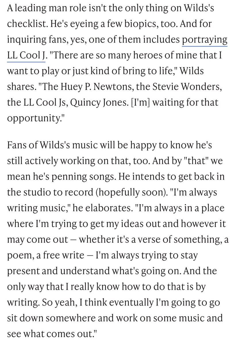 *Finally* got a chance to speak to <a href="/MACKWILDS/">Mack.</a> about, well, everything. We talked about his acting bucket list, his craziest industry story, and his eventual return to the studio to record new music. 

My latest for <a href="/POPSUGAR/">PS</a> ✍🏾:

popsugar.com/celebrity/tris…