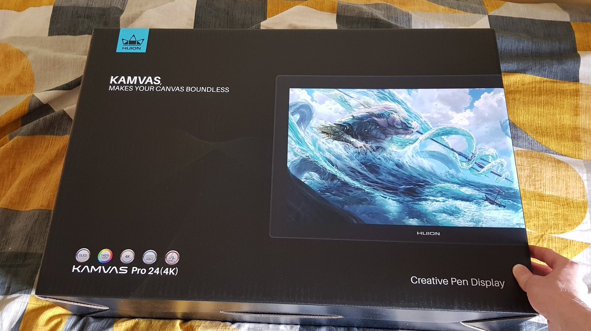 IT'S HERE! 😁 #Huion ✍