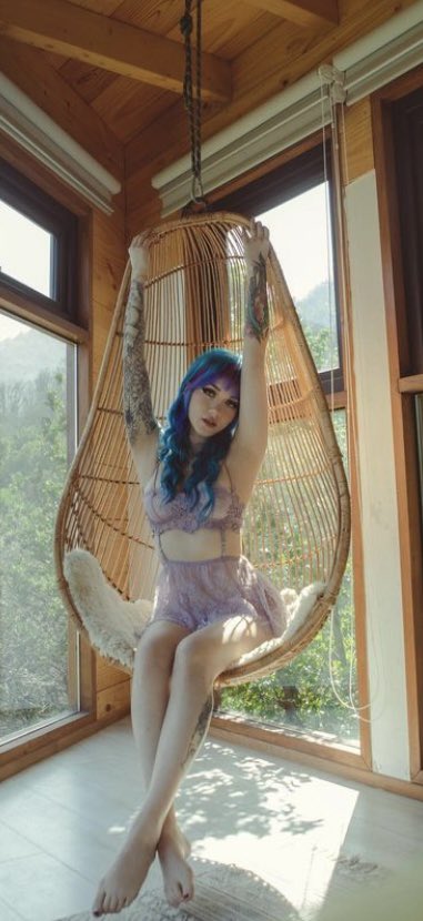 “How does Purple look on me? I think it would look better pulled off of me”