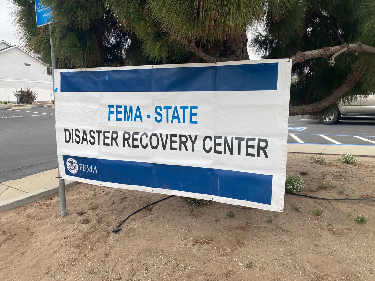 The Disaster Recovery Center will be open until June 26 at the Oceano CSD, 1655 Front St then move to Templeton at 601 S Main St from June 27- July 1. Residents affected by the Feb/March storms can apply in person for federal assistance or online at disasterassistance.gov.