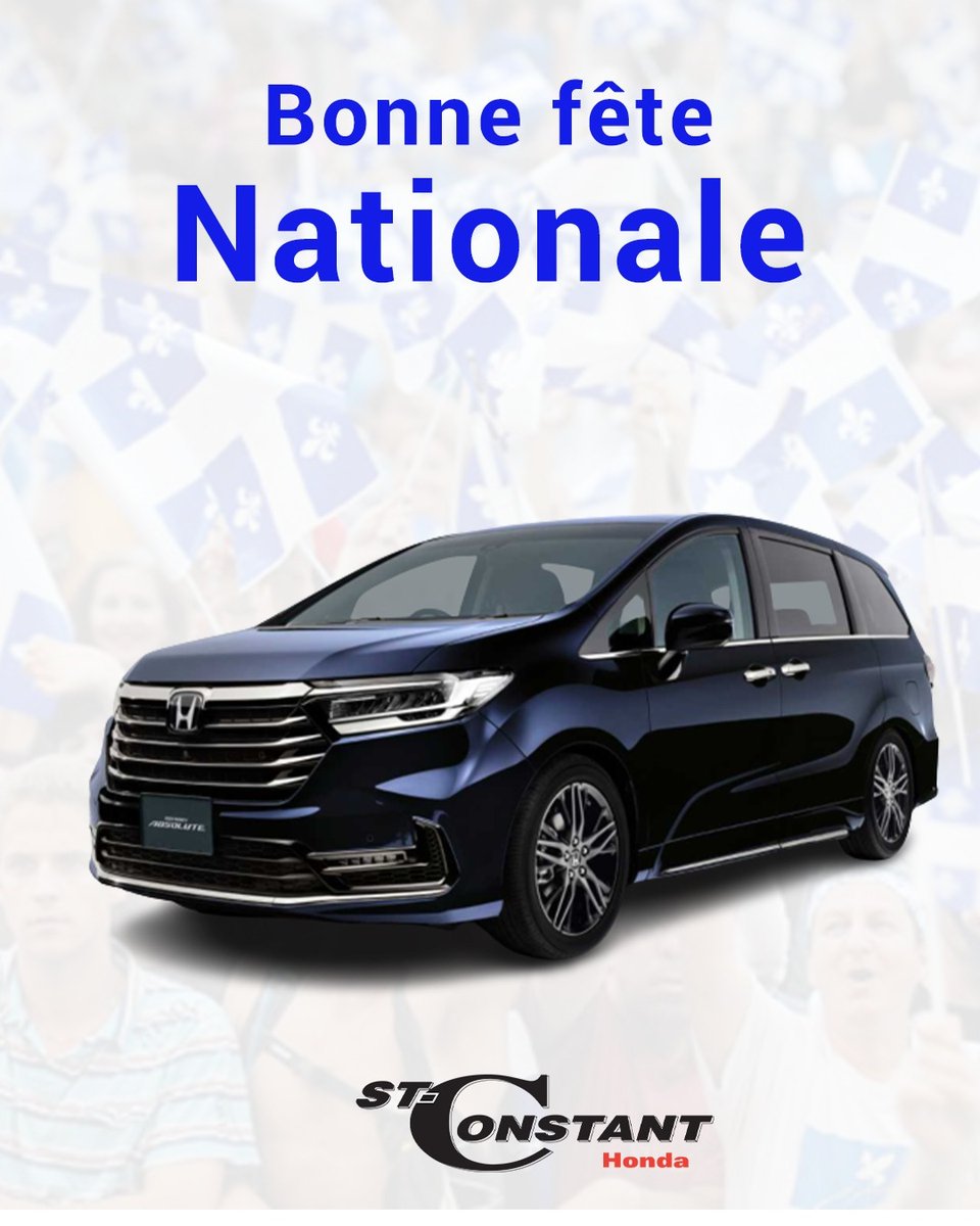 stconstanthonda's tweet photo. Toute l’équipe de Honda Saint-Constant vous souhaite de passer un excellent weekend de festivités de la Saint-Jean.🎉 

Profitez-en bien!😎

#Saint-Jean #SaintConstantHonda #FeteNationale https://t.co/PHp6VF38jF