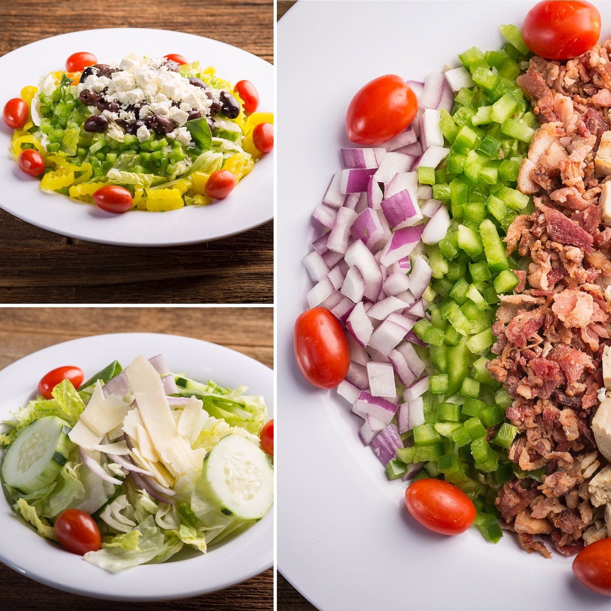 Looking for "Lighter" meal? We make every Salad FRESH to order. So let us know exactly what you want, OR Don't want! We can even deliver it Right to your door.