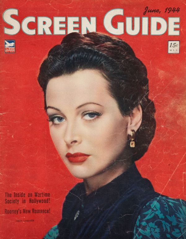 Hedy Lamarr on the June 1944 issue of Screen Guide
