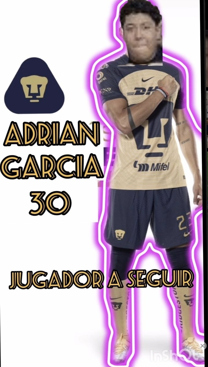 #Jugadoraseguir   #PumasvsPrepa
A dar todo por estos colores!!🏆🔥
ADRIAN GARCIA #30