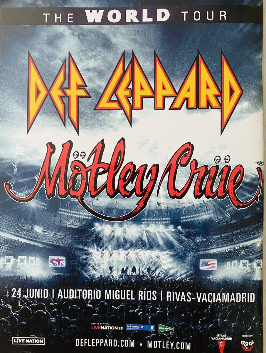 mariskalrock's tweet photo. Esto promete! En un rato nos vemos con todo el staff.Los 80 pasan factura!
#laheavy452 #motleycrue #defflepard #los80pasanfactura #rivasvaciamadrid #glamrock https://t.co/1oHi67UL0r