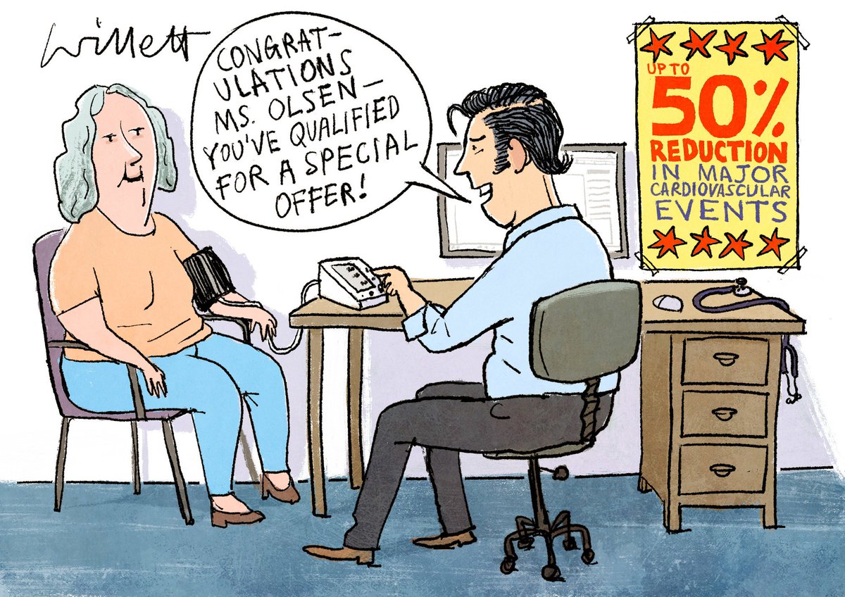 ¿Cuál es mi riesgo, doctor?
Cómo transmitir el riesgo de enfermedad y los efectos del tratamiento, tanto los beneficiosos como los adversos⚖️
Riesgo absoluto y relativo
bmj.com/content/381/bm… en <a href="/bmj_latest/">The BMJ</a> #SegPac