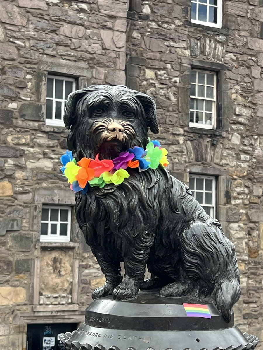 #EdinburghPride 2023 Bobby is happy!