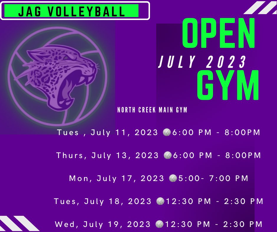 July Open Gym!!!!