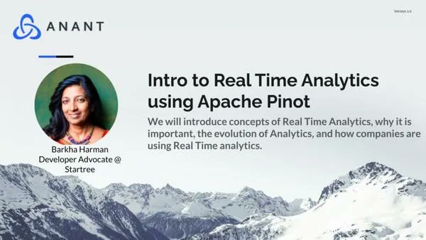 📢 Join us for an exciting Data Engineer's lunch where we dive into the world of Real Time Analytics using @ApachePinot! Discover why Real Time Analytics is crucial, explore its evolution, and learn how industry giants utilize Pinot to enhance usability. buff.ly/46nyl2k