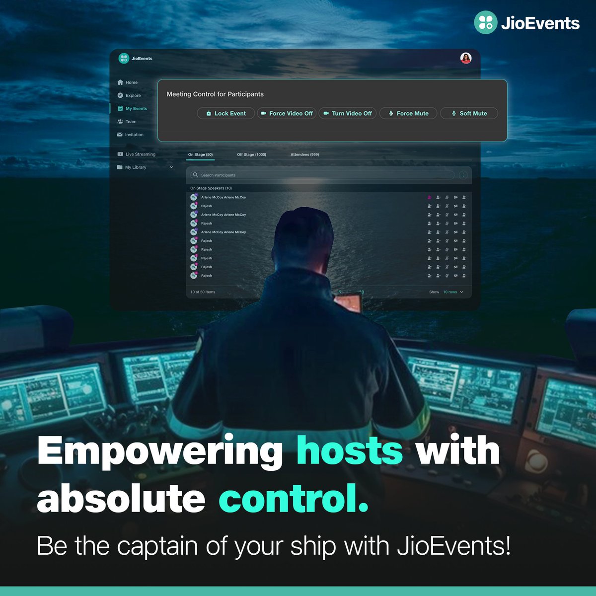 MyJioEvents's tweet image. Take charge of your event like never before! 💻

JioEvents&apos; exclusive Host Control feature puts you in command. Request a demo at jioevents.com/contactus and witness the magic of seamless event management.

#JioEvents #HostControl #VirtualEvents #EventPlanning #EventManagement