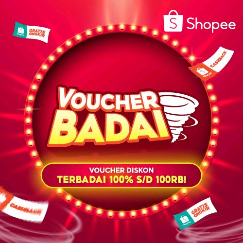 Belanja Gratis pakai Voucher Badai Diskon 100% s/d 100RB! Share link &amp; checkout produk kategori pilihan.👌🏻✨   Langsung klik di sini 👉  shp.ee/k2ttm8jq2vh