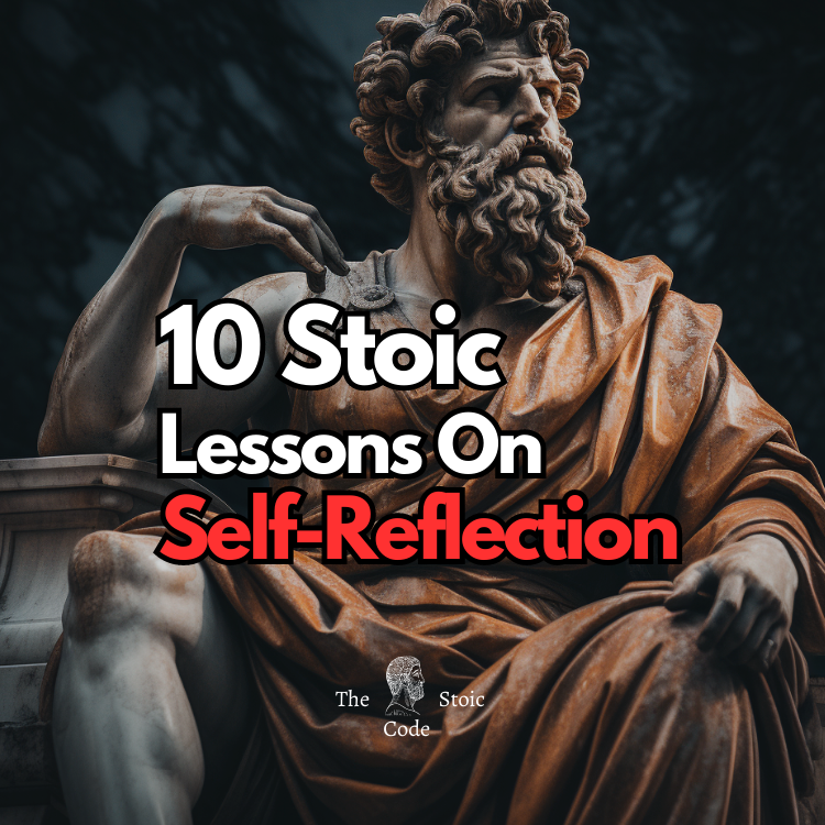 thestoiccode's tweet photo. Mastering the Inner Dialogue:

10 Stoic Lessons on Self-Reflection and Wisdom

1. Frequent Self-Examination: Regularly take time to reflect on your actions, decisions, and emotions. Consider what you've learned and how you've grown.

2. Cultivate Self-Awareness: Self-reflection can lead to greater self-awareness. Understand your strengths, weaknesses, beliefs, motivations, and emotions.

3. Learn from Mistakes: Use reflection as an opportunity to learn from your errors and to avoid repeating them in the future.

4. Embrace Change: Reflection can highlight areas of your life that need change. Embrace this change as an opportunity for personal growth.

5. Separate Judgment from Observation: While reflecting, merely observe your thoughts and actions without judging them. This helps in gaining a clear, unbiased view of oneself.

6. Find Clarity: Use self-reflection to clarify your goals and values. Understanding what's important to you can guide your decisions and actions.

7. Control of Emotions: Reflecting on your emotional responses can help you understand their roots. This understanding gives you control over your reactions.

8. Grow Compassion: Reflecting on your own experiences and emotions can help you understand others better, fostering empathy and compassion.

9. Foster Resilience: Reflection can help you recognize your capacity to cope with difficulties, thereby boosting your resilience.

10. Value Silence and Solitude: Embrace quiet moments alone as opportunities for deep reflection. It's within these moments of solitude that we often find the greatest wisdom.

That's a wrap!  If you enjoyed this:  

1. Follow me for more Stoic Wisdom

@thestoiccode

 2. RT the tweet to share this thread with your audience