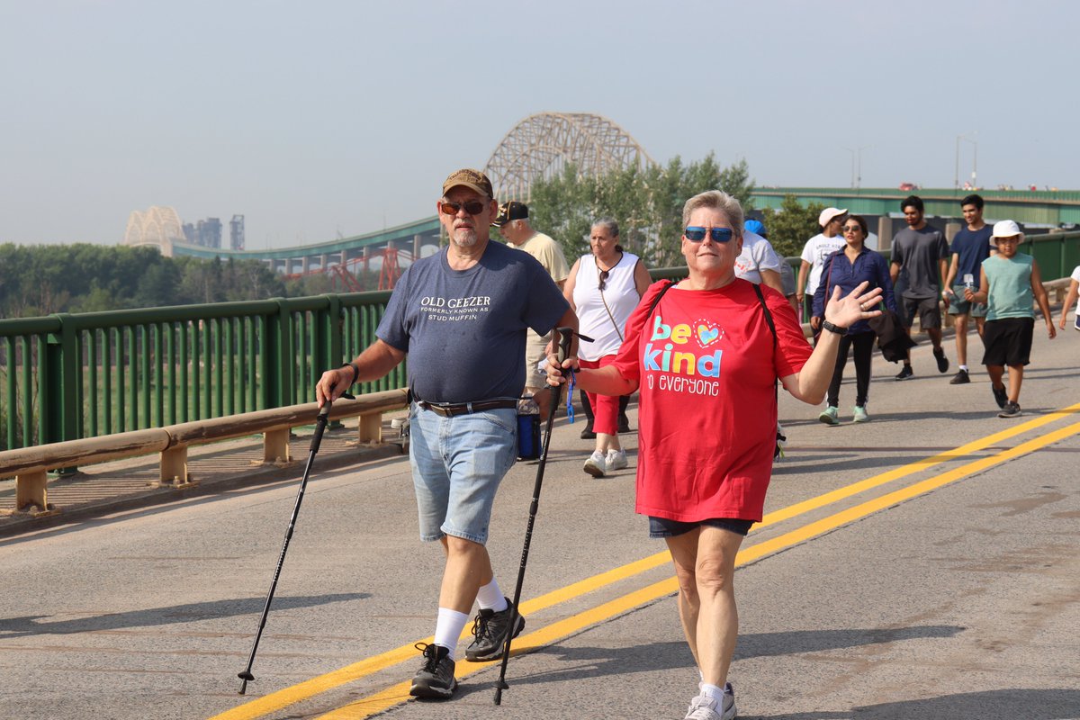 Alex Flood (@alexflood98) on Twitter photo A community favourite returned on Saturday as hundreds enjoyed the first in-person International Bridge Walk since 2019 <a href="/saultbridge/">International Bridge (IBA)</a> <a href="/SSMCOC_events/">Sault Ste. Marie Chamber of Commerce</a> <a href="/CanBorder/">Canada Border Services Agency</a> <a href="/CitySSM/">Sault Ste. Marie</a> #bridgewalk #internationalbridgewalk #ssm #saultstemarie A community favourite returned on Saturday as hundreds enjoyed the first in-person International Bridge Walk since 2019 <a href="/saultbridge/">International Bridge (IBA)</a> <a href="/SSMCOC_events/">Sault Ste. Marie Chamber of Commerce</a> <a href="/CanBorder/">Canada Border Services Agency</a> <a href="/CitySSM/">Sault Ste. Marie</a> #bridgewalk #internationalbridgewalk #ssm #saultstemarie