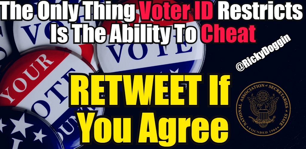 RickyDoggin's tweet photo. Voter ID Now!!! https://t.co/6N5hPhCqMF