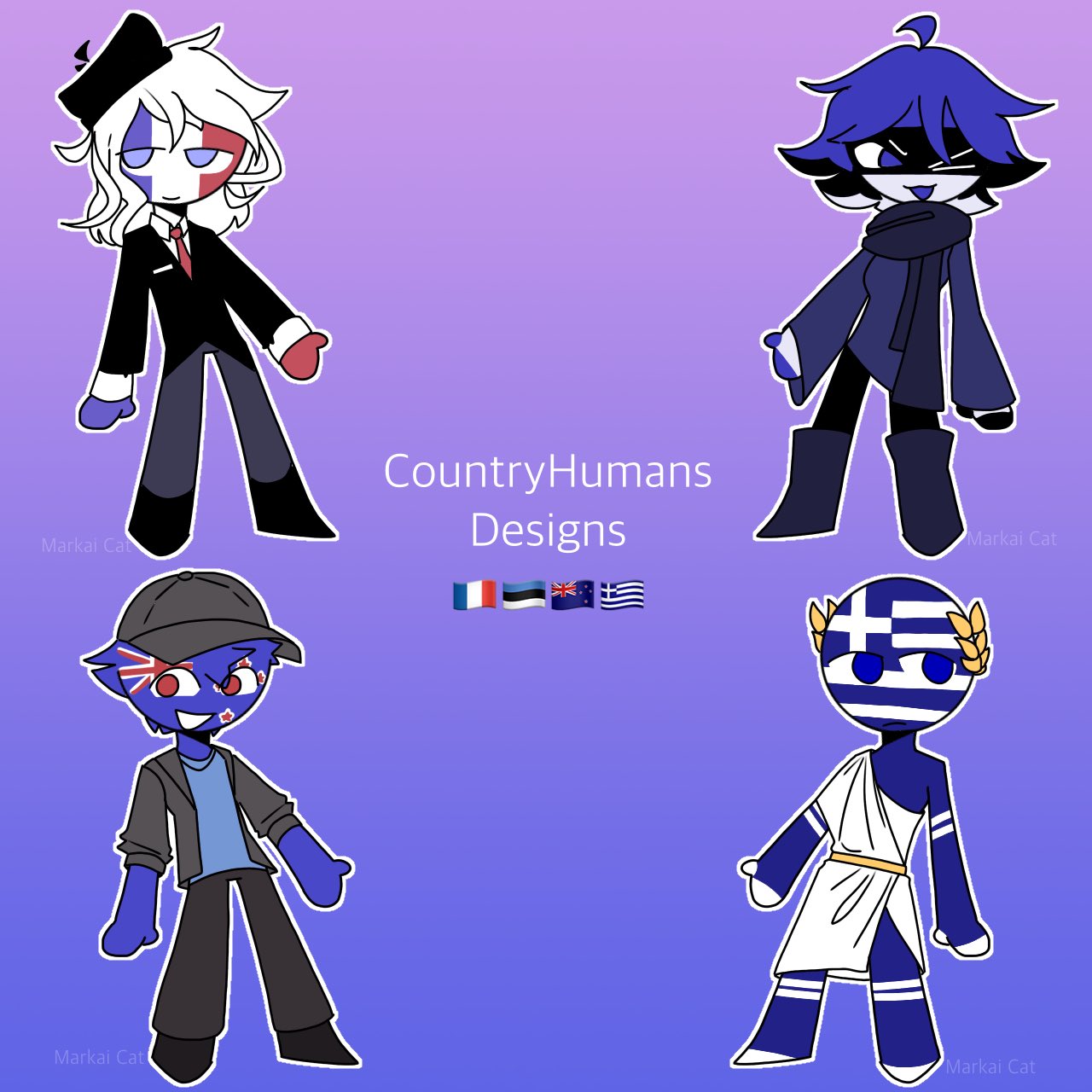 Markai Cat 🇺🇸🦅 on X: USA wins 0-0 against the brits #CountryHumans # WorldCup  / X