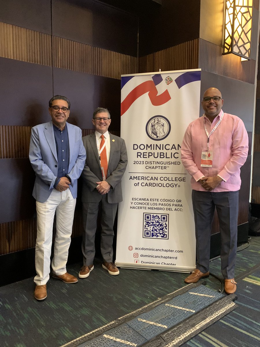 Great sessions, lively, engaging Congress Dominicana de Cardiologia @sodocardio1 in Punta Cana with Drs Cesar Herrera, Daniel Pineiro, Carmen Rodriguez, John McMurray, Licurgo Cruz, Wascar Roa. Excited to host ACC LatAm Conf 2024 in the DR as well @ACCinTouch