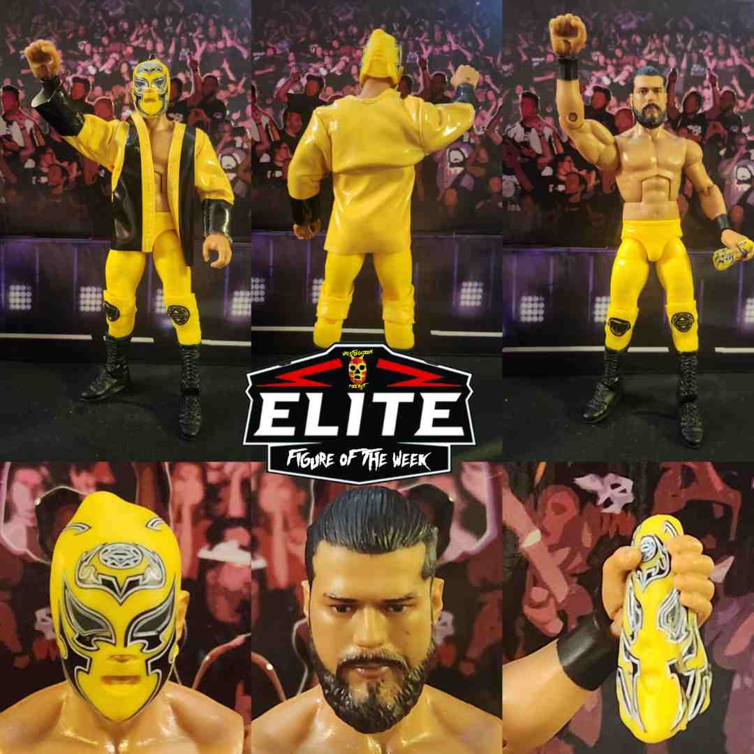 #elitefigureofthewwek is Elite 74 Andrade! #actionfigures #toys #wrestlingfigs #wrestling #wwemattel #wwe #ForTheCollection #wrestlegedonpodcast