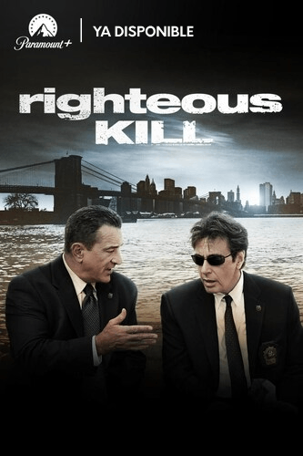 LasPlataformas's tweet photo. 🆕 Se sumó a #ParamountPlus el film #RighteousKill
ℹ️ #RobertDeNiro y #AlPacino son dos detectives veteranos de la ciudad de Nueva York que trabajan en un caso de ejecuciones en serie de delincuentes huidos de la justicia. https://t.co/YX8bj0gxEB