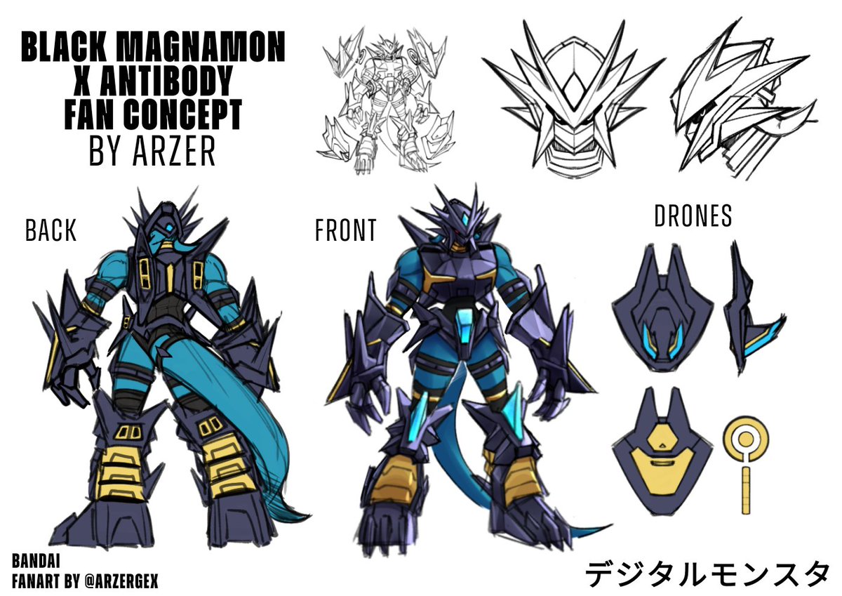 BLACK MAGNAMON X

#Digimon #Magnamon #blackmagnamon #デジモン #マグナモン