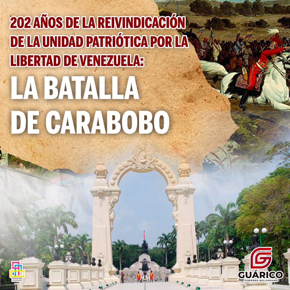Hoy conmemoramos 202 años de la reivindicación de la unidad patriótica por la Libertad de Venezuela. Esta gesta heroica tiene un significado profundo es nuestro ideario: Fue el grito libertario de los héroes de nuestra patria. ¡Seguimos firmes y leales al legado independentista!