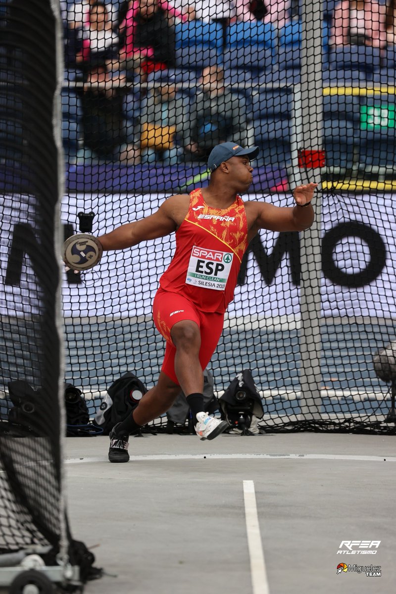 @YasielSotero <a href="/teledeporte/">Teledeporte</a> <a href="/deportegob/">CSD</a> <a href="/COE_es/">Comité Olímpico Español</a> <a href="/JomaSport/">Joma Sport</a> <a href="/iberdrola/">Iberdrola</a> <a href="/EuroAthletics/">European Athletics</a> <a href="/MiguelezTeam/">Miguelez TEAM</a> #Silesia2023 Disco🚹

@YasielSotero finaliza con un mejor lanzamiento de 61.19 m

4º sumando 13 puntos para #EspañaAtletismo

📷<a href="/teledeporte/">Teledeporte</a> y bit.ly/SilesiaTV2
📊bit.ly/SilesiaResults

#PasiónPorCompetir