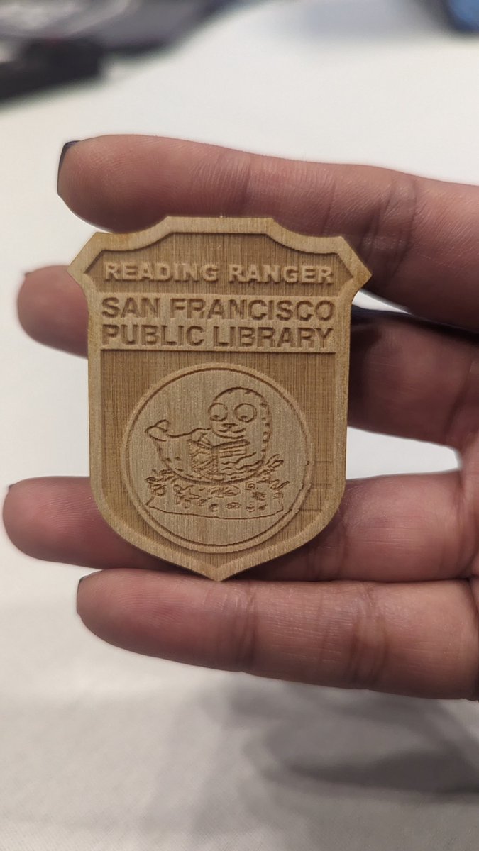 Hey #ALAAC23, find me for some @SFPublicLibrary swag!