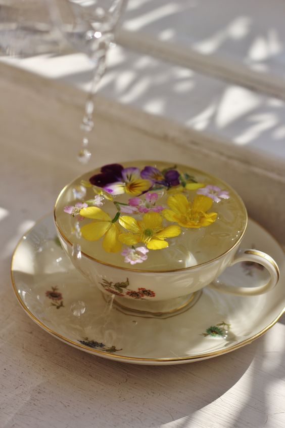Flower tea