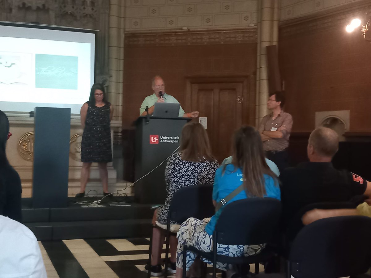 SIMA_Asociacion's tweet photo. SIMA ♥️está asistiendo
🇪🇺1.ª CONFERENCIA EUROPEA de redes de investigación y pacientes con SÍNDROME DE LOEYS-DIETZ organizada por el Prof. Bart Loeys y el Prof. Harry Dietz.
#SíndromedeMarfan
#Sima #Marfan #LoeysDietz #Beals
#aorticdissection
#VASCERN #ERNeu
#amberes https://t.co/7XpVr9wtfB