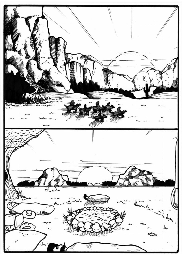 OkieComics's tweet photo. A strange new turn in Kaedin Teel's Desperados #7 https://t.co/xI114g6T4b https://t.co/cBtyOYeUZ4