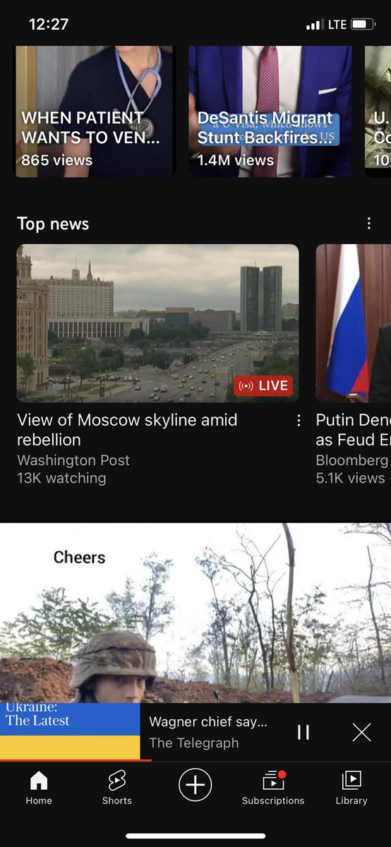 When news agencies start putting a camera shooting the skyline of your major cities in anticipation of artillery/aircraft bombardments/invading convoys; well when this happens, you know your country is f#cked 😂 

#RussiaIsCollapsing 
#RussiaIsLosing 
#russianCivalWar