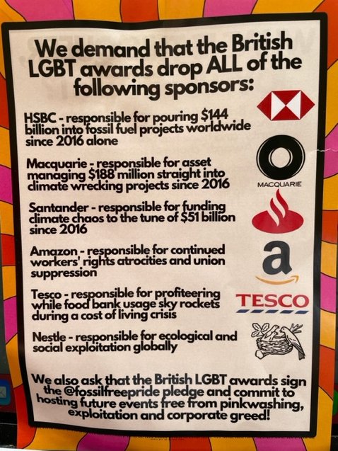 LGSM (@lgsmpride) on Twitter photo <a href="/mikeinpride/">Mike Jackson</a> It was an honour to speak about historic LGBT+ solidarity yesterday at this protest about the LGBT Award's choice of sponsorship. These corporations offer sponsorship because they don't have any friends, no-ne likes them. Here's why... <a href="/mikeinpride/">Mike Jackson</a> It was an honour to speak about historic LGBT+ solidarity yesterday at this protest about the LGBT Award's choice of sponsorship. These corporations offer sponsorship because they don't have any friends, no-ne likes them. Here's why...