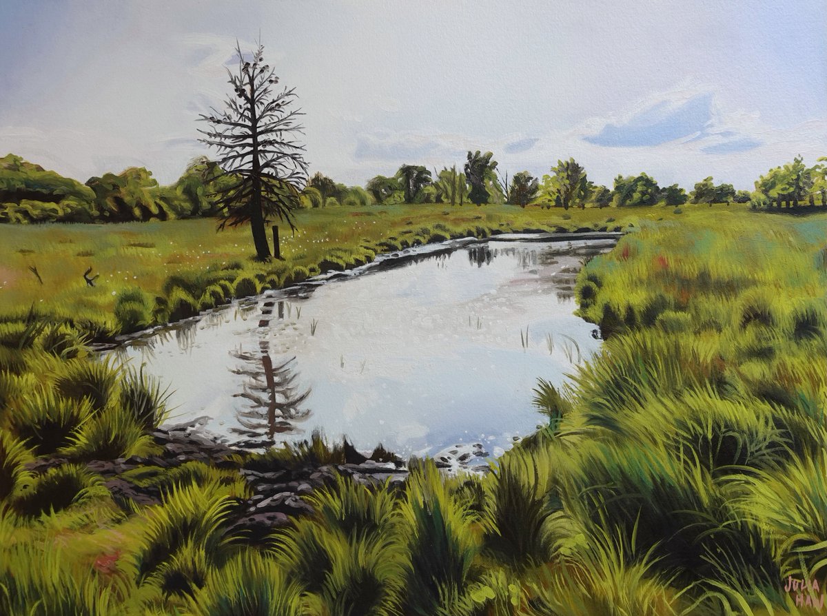 juliahaw's tweet photo. "Things Change"
Oil on Cotton Paper
12x16in.
2023
(this work is available) https://t.co/wHf8iHoNFF