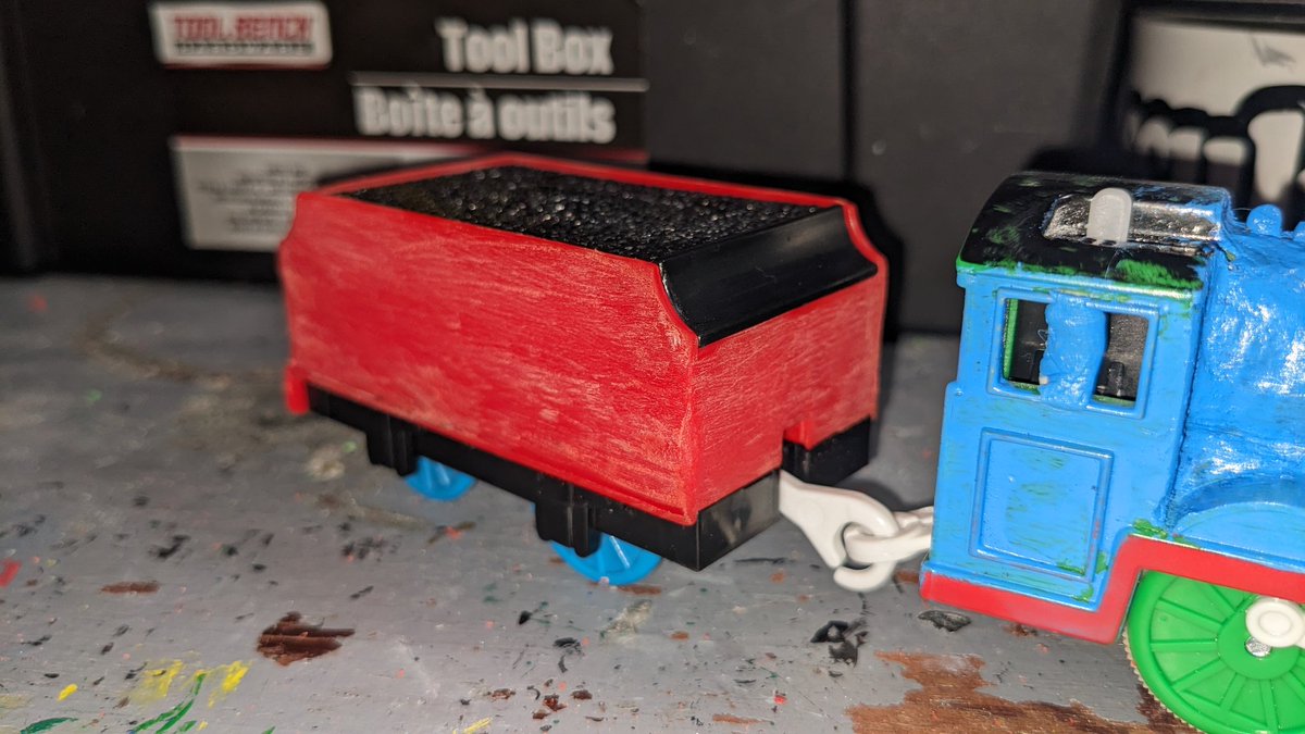 TB90ProdNew's tweet photo. Also, I sanded down the tender for painting as well.
#thomas #thomasandfriends #plarail
#プラレー #プラレール #プラレールトーマス #tomy #tomythomas #plarailthomasandfriends #plarailthomascustom #plarailthomascustoms https://t.co/LuRNnsvj4L