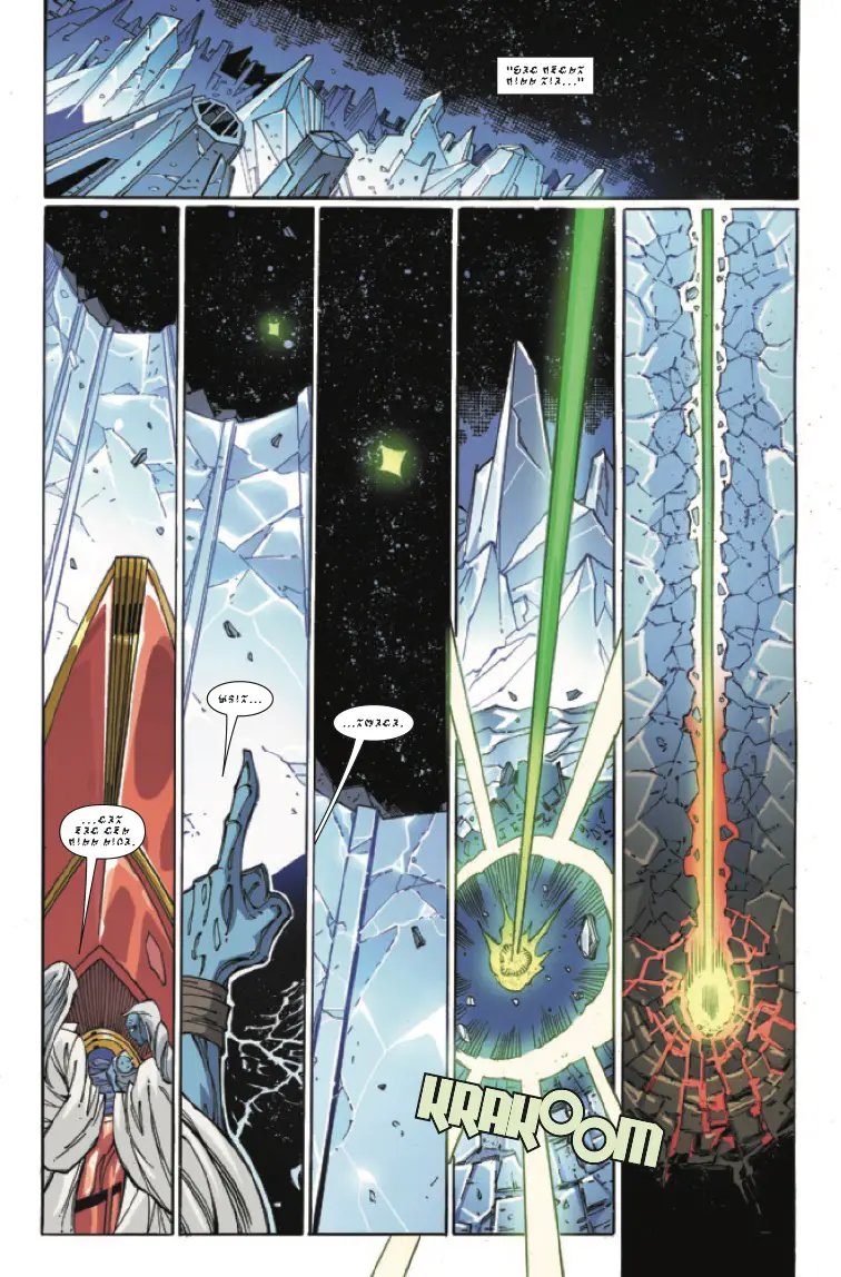 ronmarz's tweet photo. Too clever by far, the writer was like, "Let's start this issue in an alien language that we're NOT going to translate..." https://t.co/IUisKmrPQi https://t.co/KCNUZrbH3x