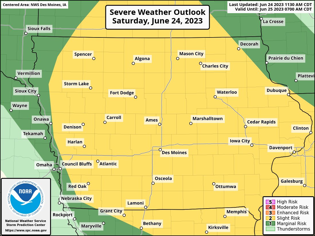 NWS Des Moines on Twitter "Strong to severe storms remain a threat as