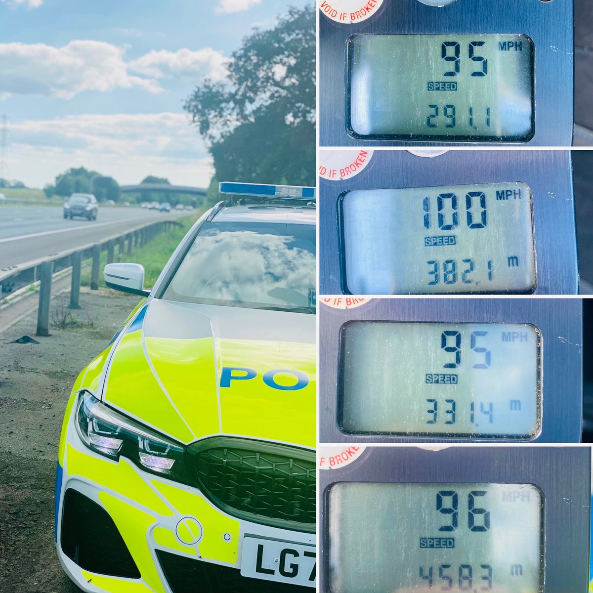 #RPU with some speeders in the book today on the M4. #Fatal5 #SlowDown