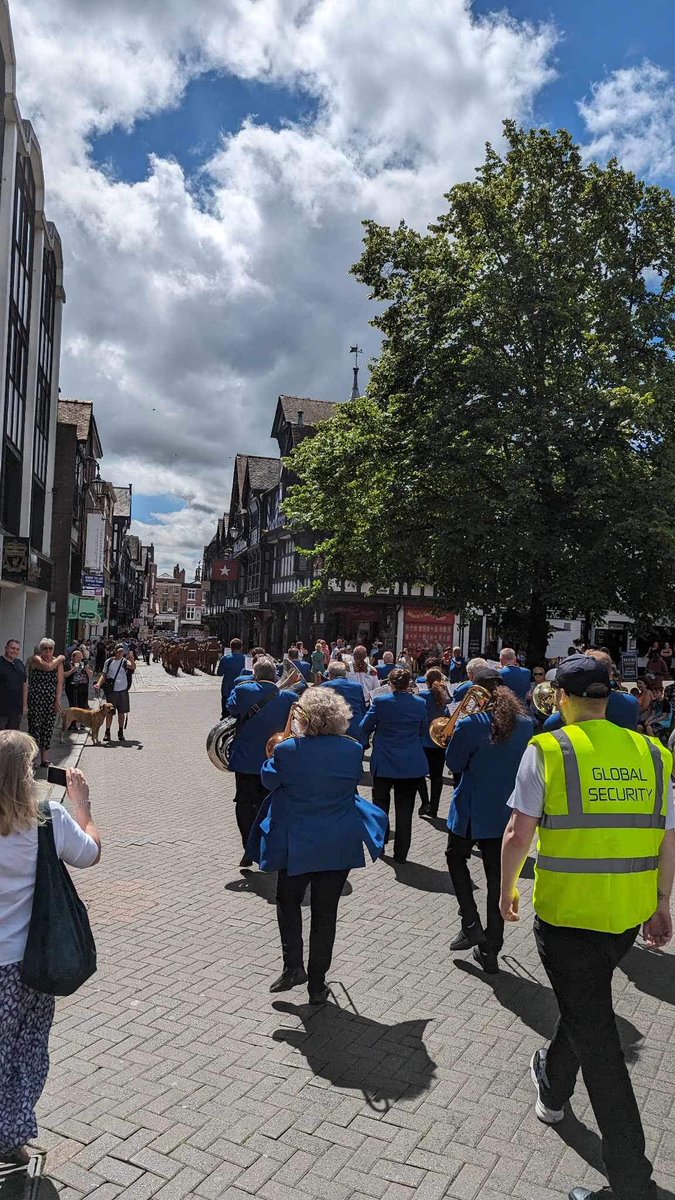 City of Chester Bluecoat Band (@devabrass) on Twitter photo A few shots of the band playing in Chesterβs Armed Forces Day parade today πΊ #ArmedForces #ArmedForcesDay2023 A few shots of the band playing in Chesterβs Armed Forces Day parade today πΊ #ArmedForces #ArmedForcesDay2023