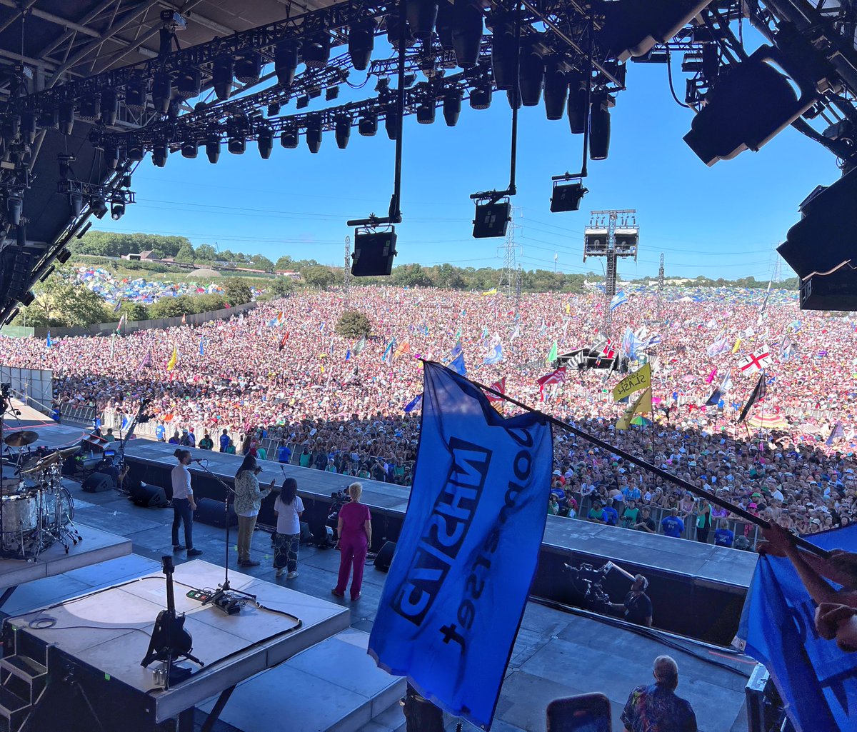 Huge turnout at the Pyramid to pay tribute to our wonderful NHS as it celebrates its 75th birthday. AL