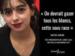 Patrick_PIGNOL's tweet photo. On devrait gazer toutes les pouffiasses antisémites, nazies, racistes et racialistes d'ultra-gauche comme @AfsaAskar qui se permettent de se donner le droit de vie et de mort sur des populations en utilisant des références aux relents d'histoire nauséabonds...
#HafsaAskar https://t.co/xSRR19J8vJ