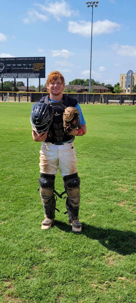 Game 1 at St Mary’s University 
Trosky SW - 11
One Elite - 6
Our PoG is Tanner Hollis (Pleasanton HS 2023, committed to McMurray University)

Hollis- 3-3 2 RBIs