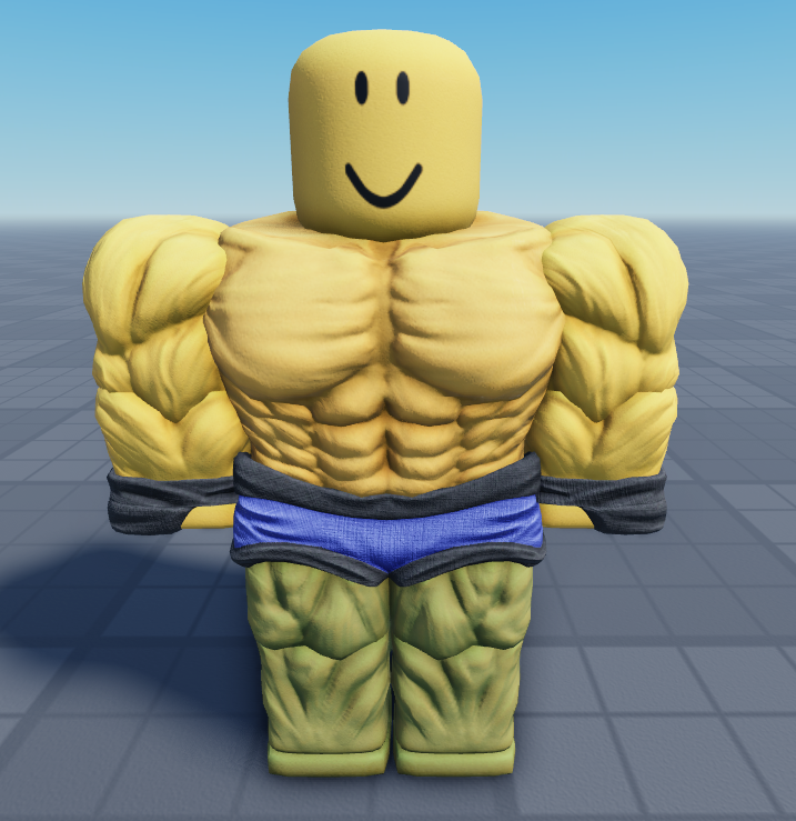 The Roblox Buff Noob Shirt