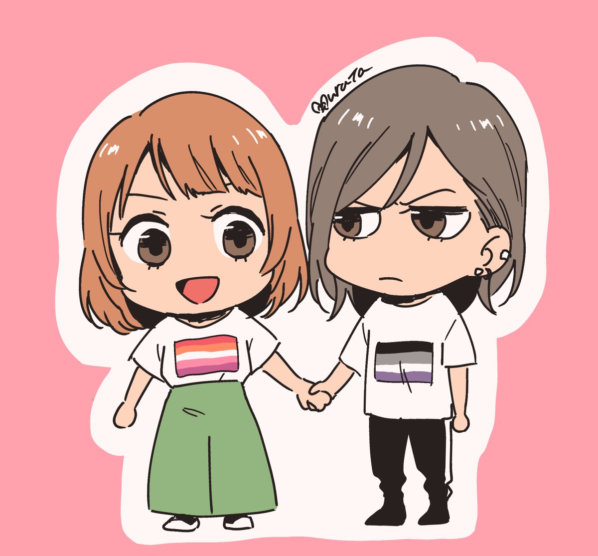 Happy pride month!🏳️‍🌈
#pridemonth #CatchTheseHands #わたこぶ