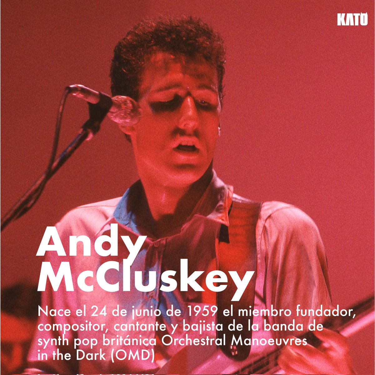 'Sister Ray is on TV' el día de hoy también festejamos al gran Andy McCluskey vocalista y fundador de @omdhq otra de nuestras favoritas de nuestra playlist de synthpop ❣️❣️❣️
#AndyMcCluskey
#OMD #orchestralmanoeuvresinthedark
