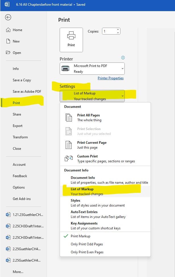 I have learned some very random things while doing a #dissertation.  Today's skill-up was finding that comments from your documents can be exported.   These comments will go on my to-do list for final edits.   Almost finished! #phdjourney
#AcademicWriting
#MicrosoftWordTips